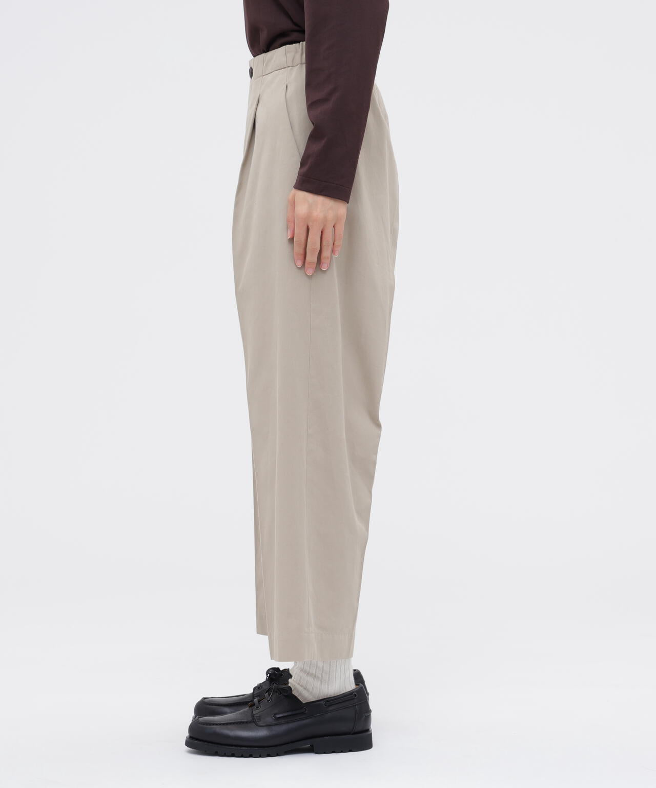 COTTON TWILL TROUSERS