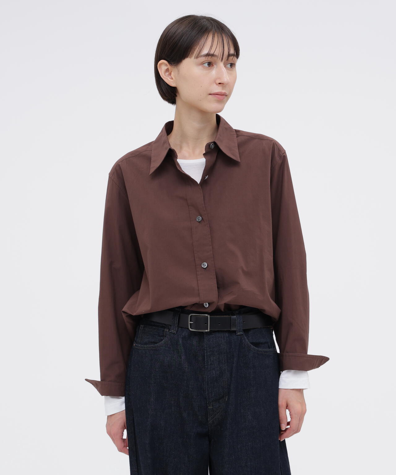FINE COUNT COTTON POPLIN SHIRT