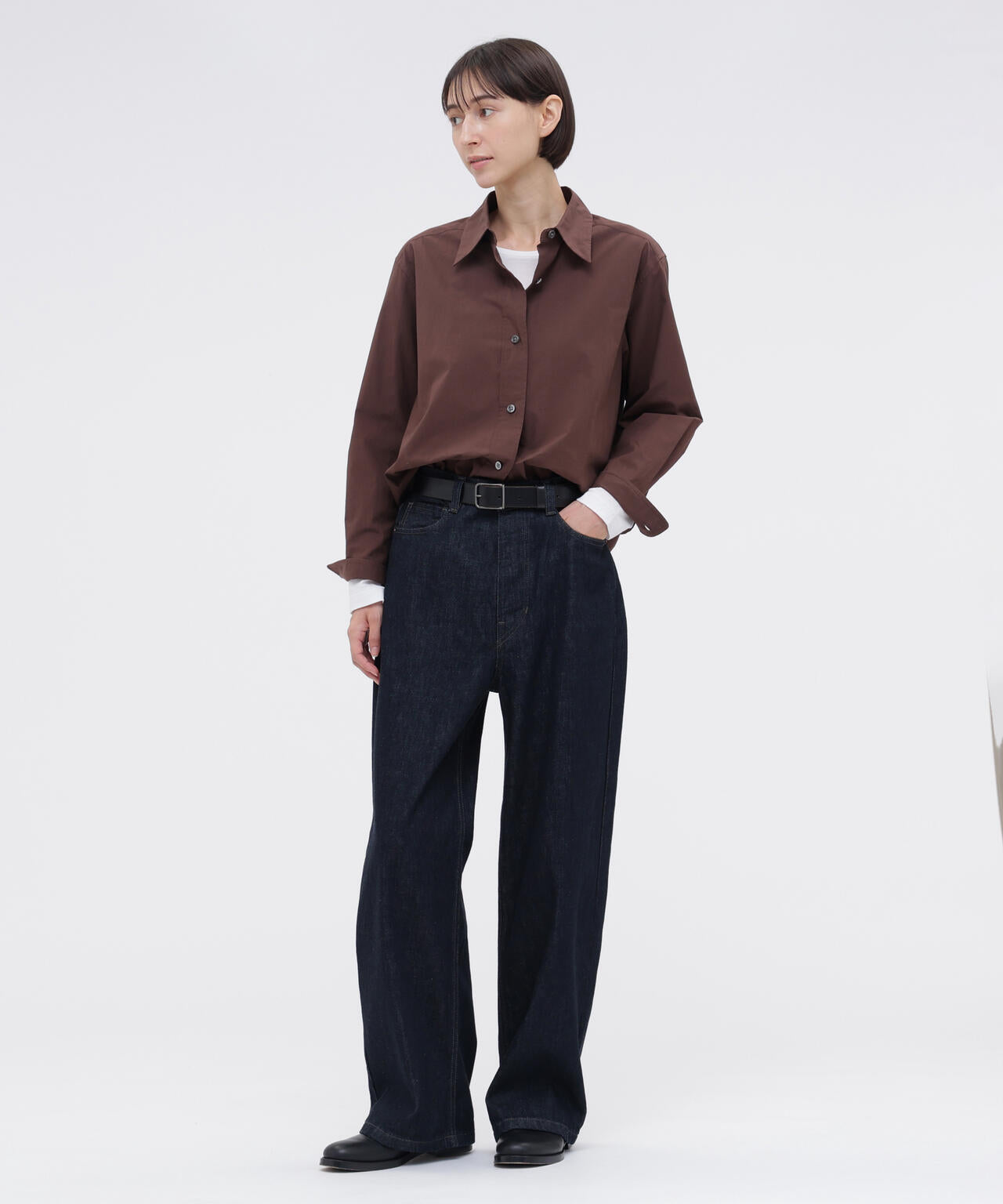 FINE COUNT COTTON POPLIN SHIRT