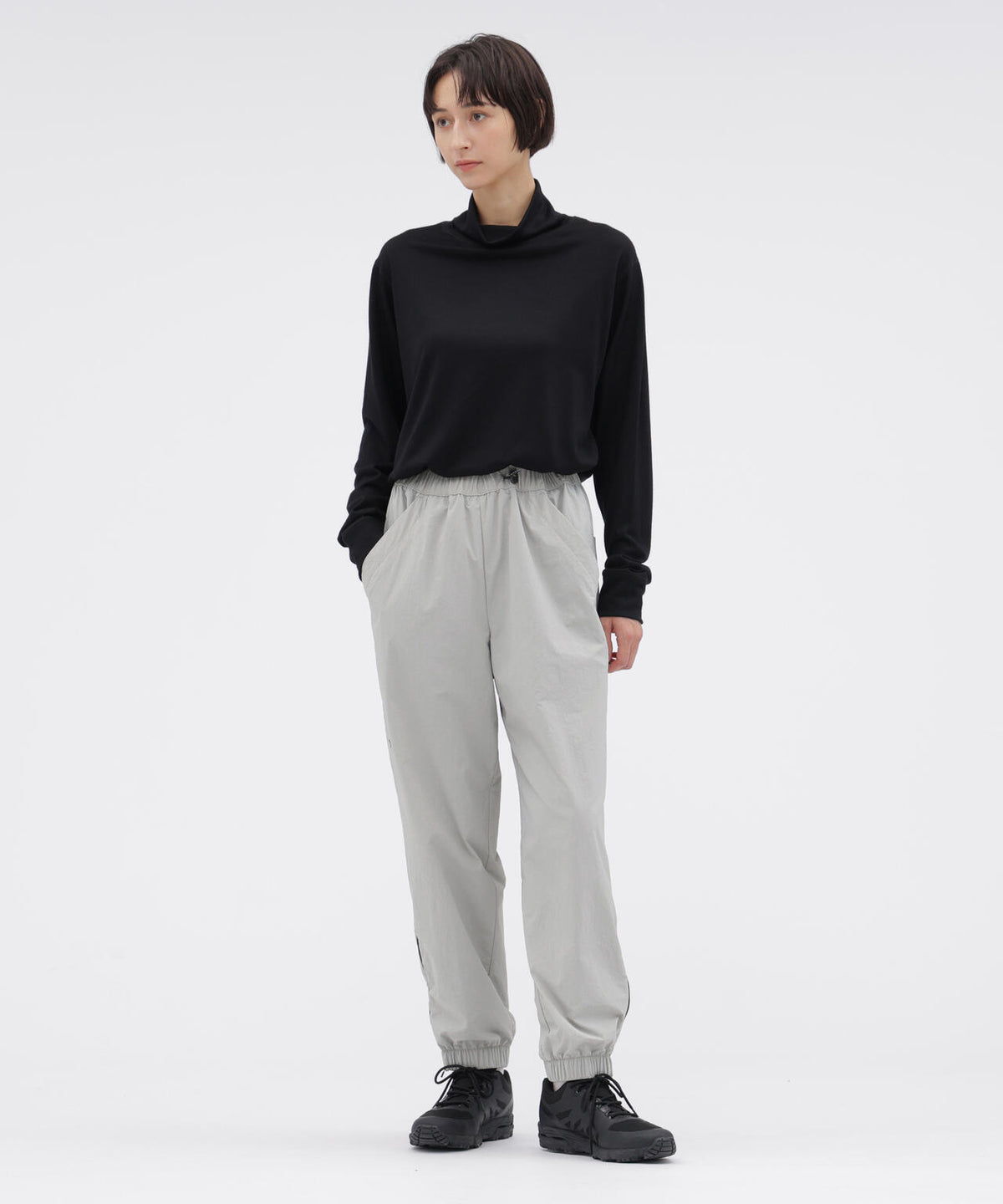 WASHABLE FINE GAUGE WOOL JERSEY TOP