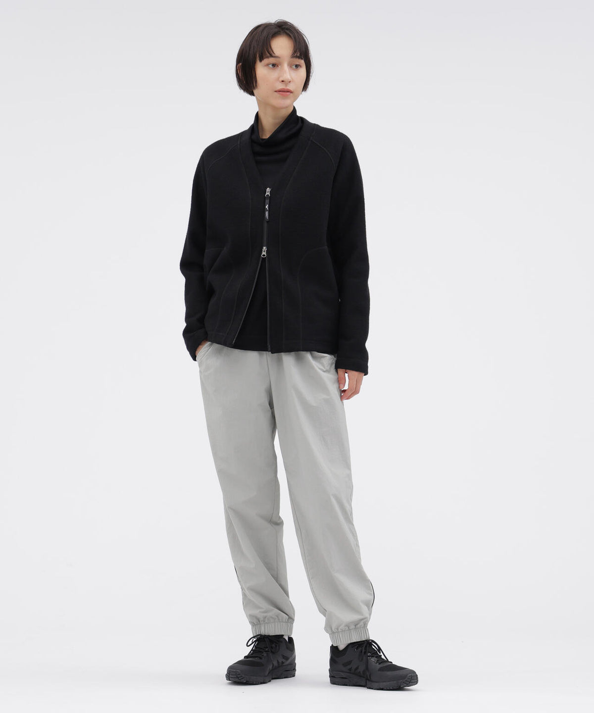 WASHABLE FINE GAUGE WOOL JERSEY TOP