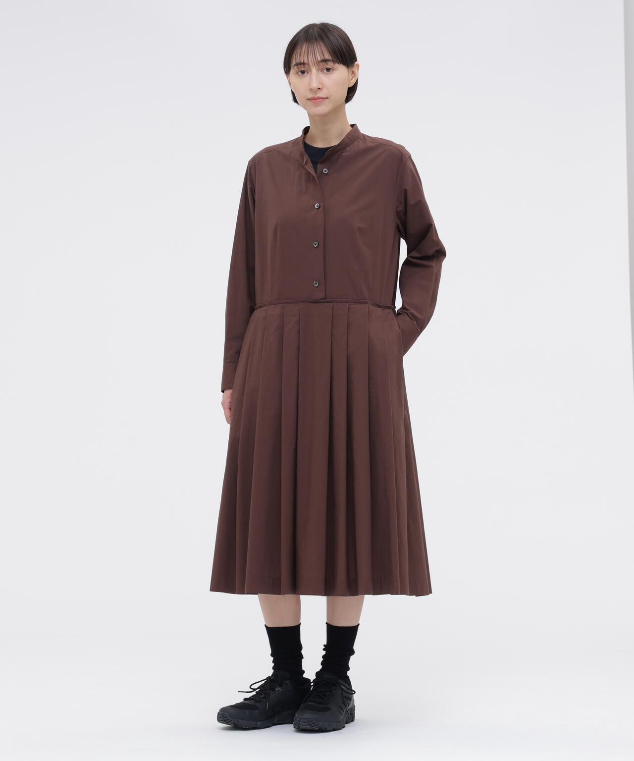 FINE COUNT COTTON POPLIN DRESS
