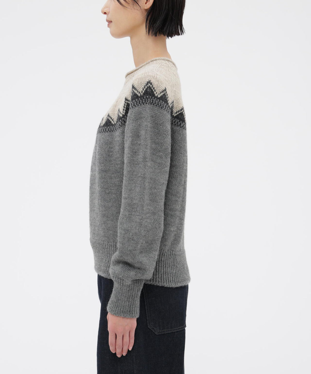 FAIRISLE NATURAL WOOL KNITWEAR