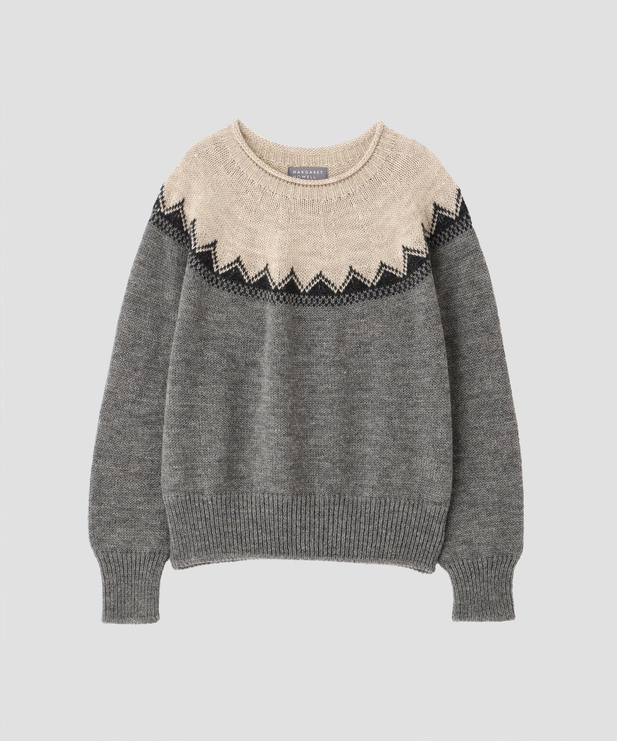 FAIRISLE NATURAL WOOL KNITWEAR