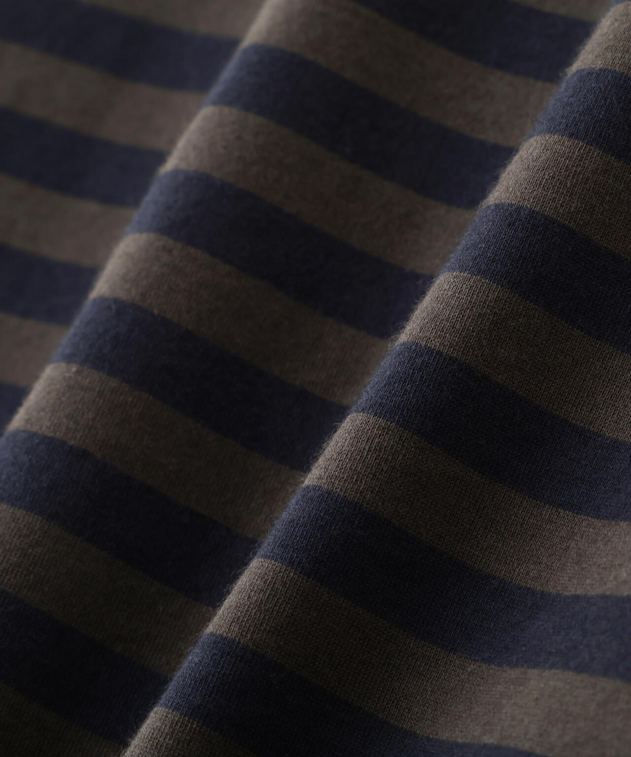 STRIPE COTTON JERSEY TOP