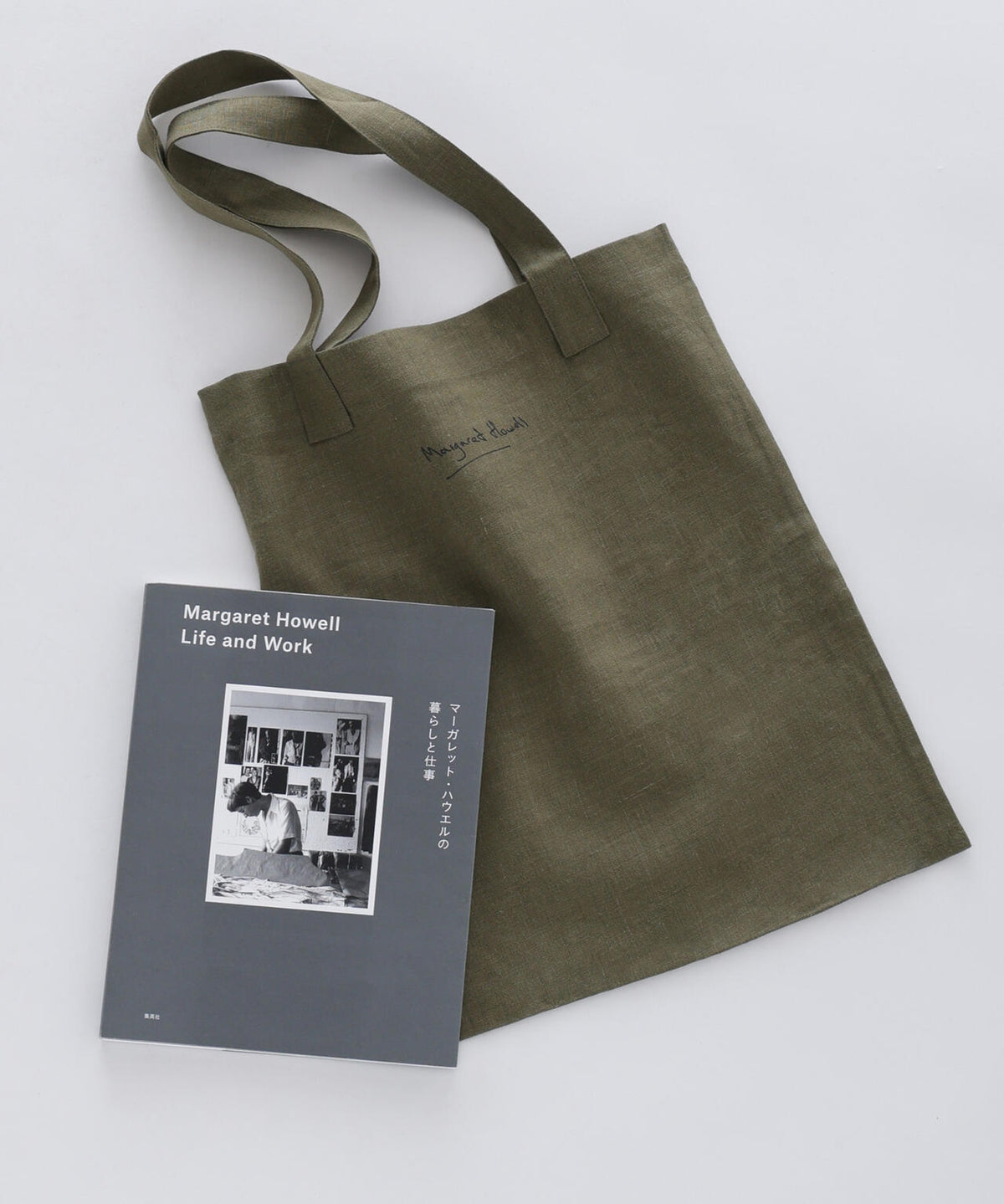 MARGARET HOWELL BOOK ＆ TOTE