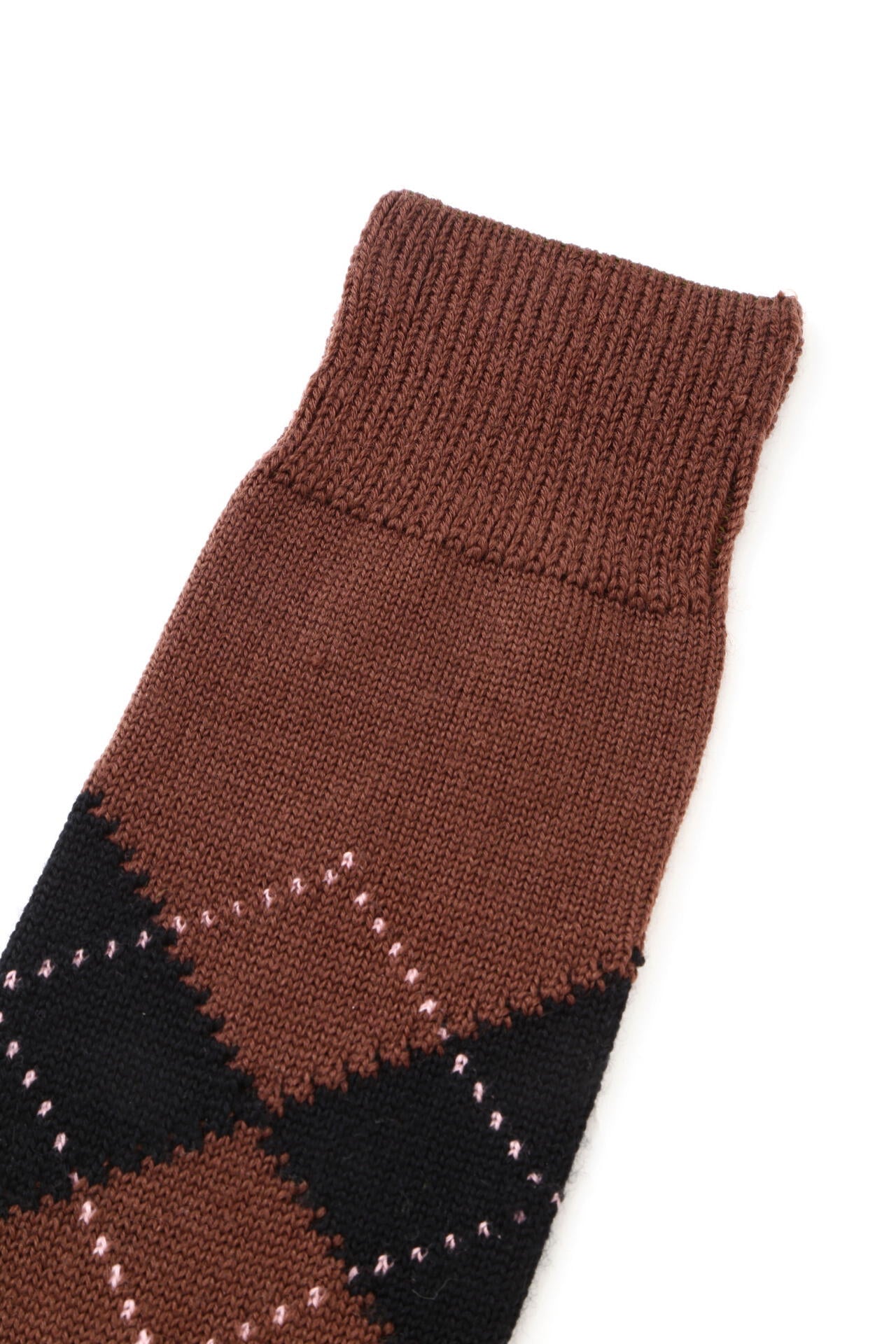 MEN TWO COLOUR ARGYLE SOCK