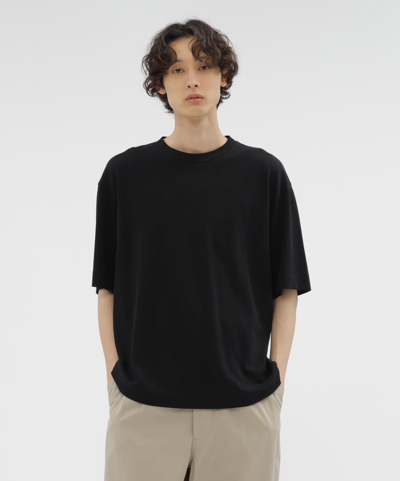 COTTON LINEN PIQUE TOP