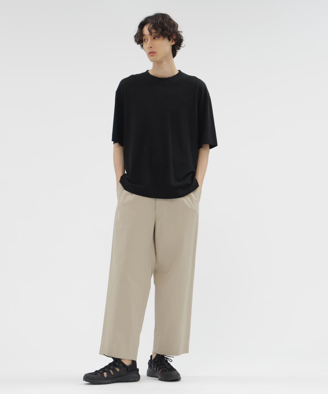 COTTON LINEN PIQUE TOP