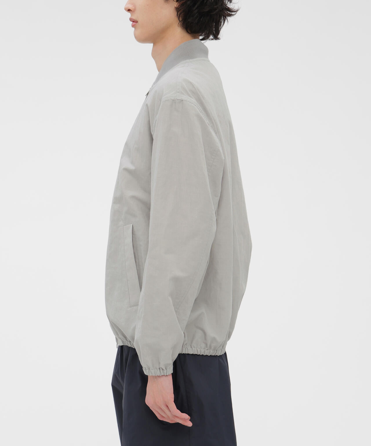 COTTON RAMIE POPLIN BLOUSON