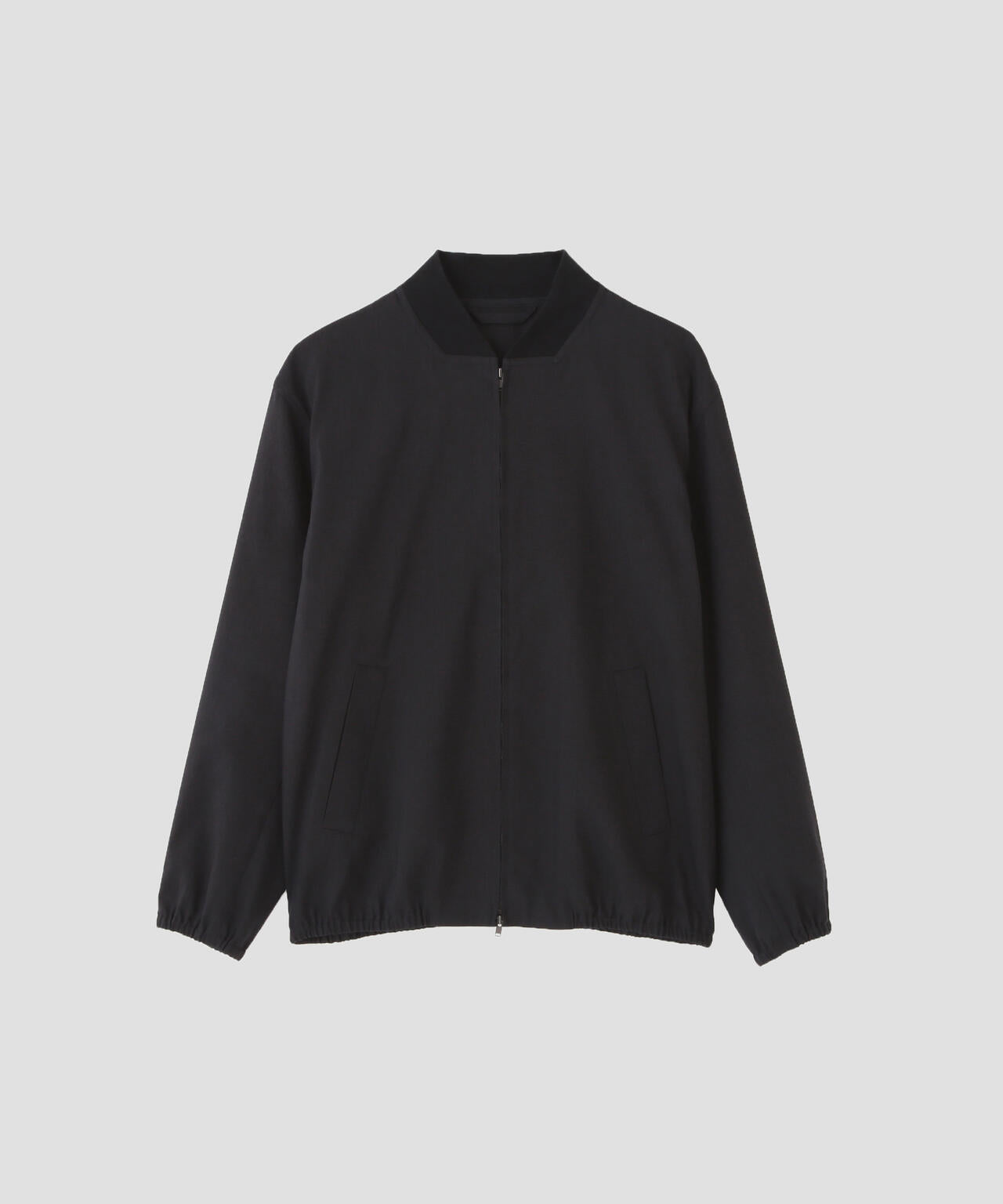 LINEN WOOL SILK PLAINWEAVE BLOUSON