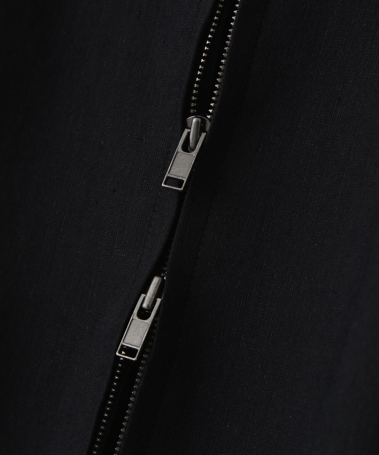 LINEN WOOL SILK PLAINWEAVE BLOUSON