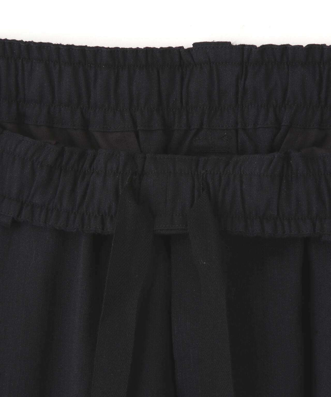 LINEN WOOL SILK PLAINWEAVE TROUSERS