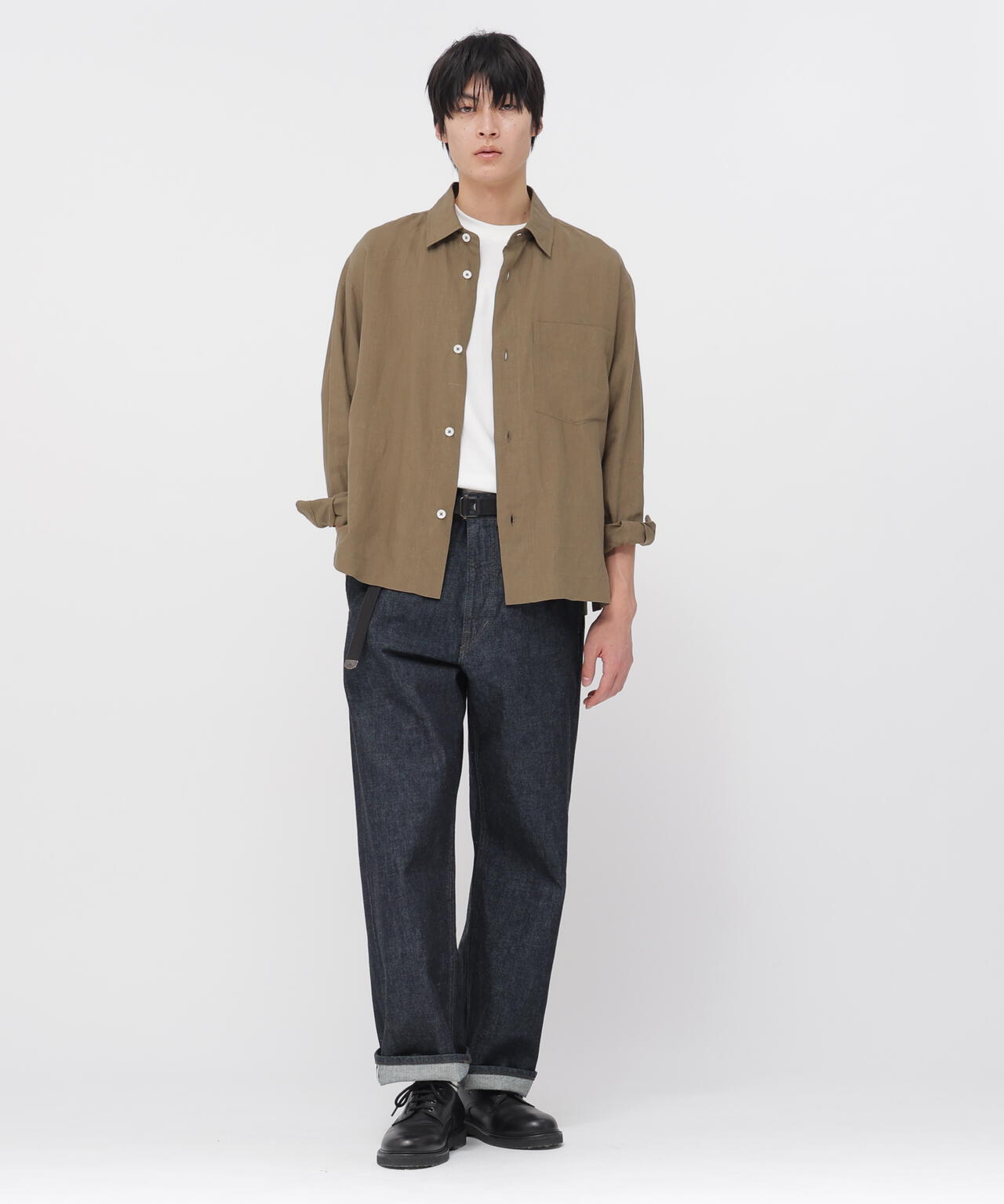 LIGHT DENIM TROUSERS