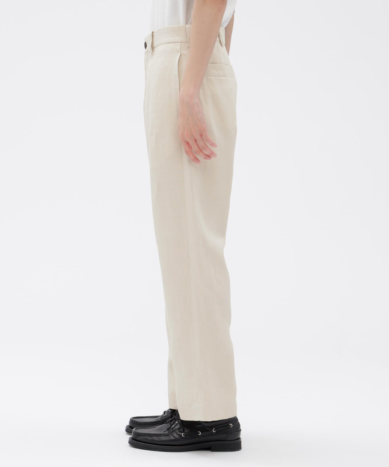 LINEN CANVAS TROUSERS