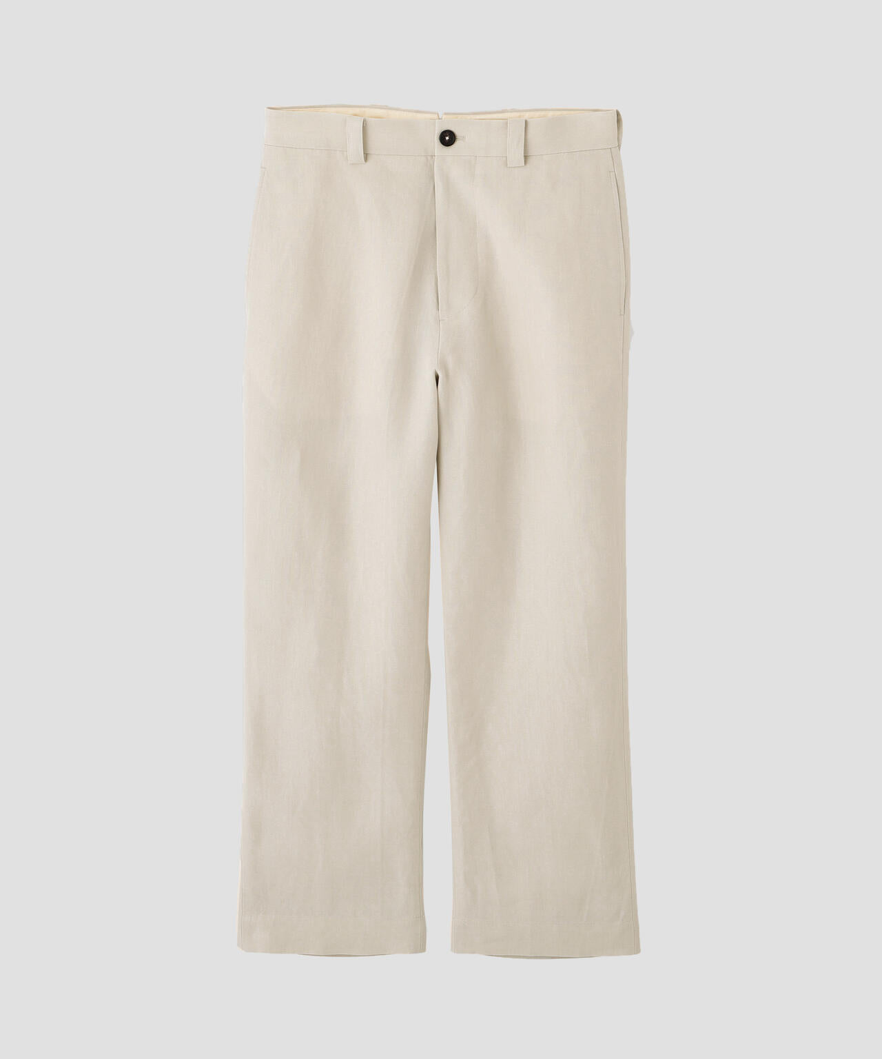 LINEN CANVAS TROUSERS