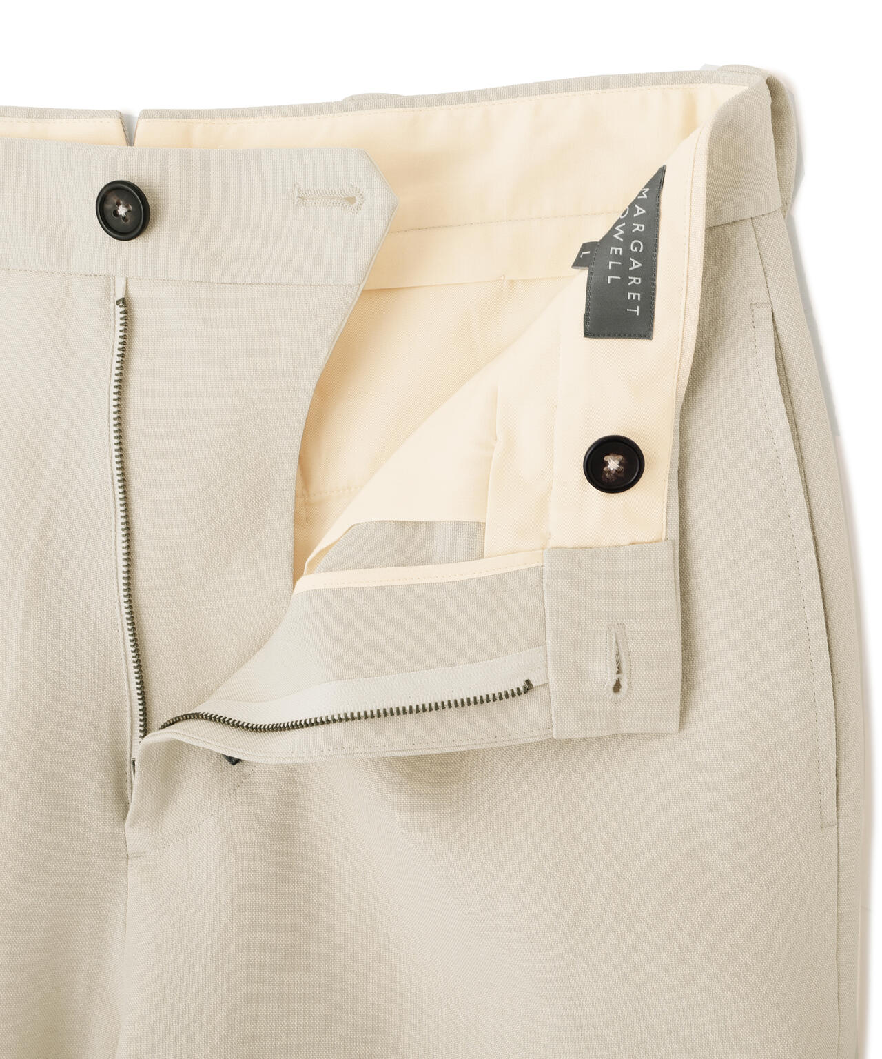 LINEN CANVAS TROUSERS