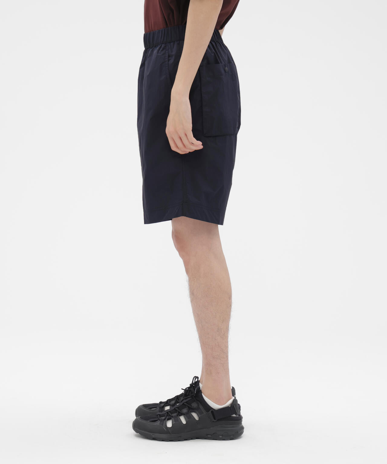 WATER REPELLENT LIGHTWEIGHT NYLON POPLIN TROUSERS