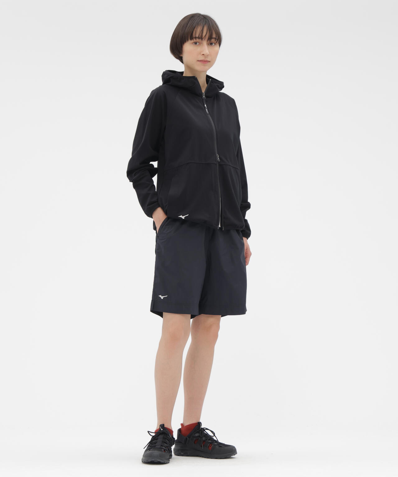 WATER REPELLENT LIGHTWEIGHT NYLON POPLIN TROUSERS