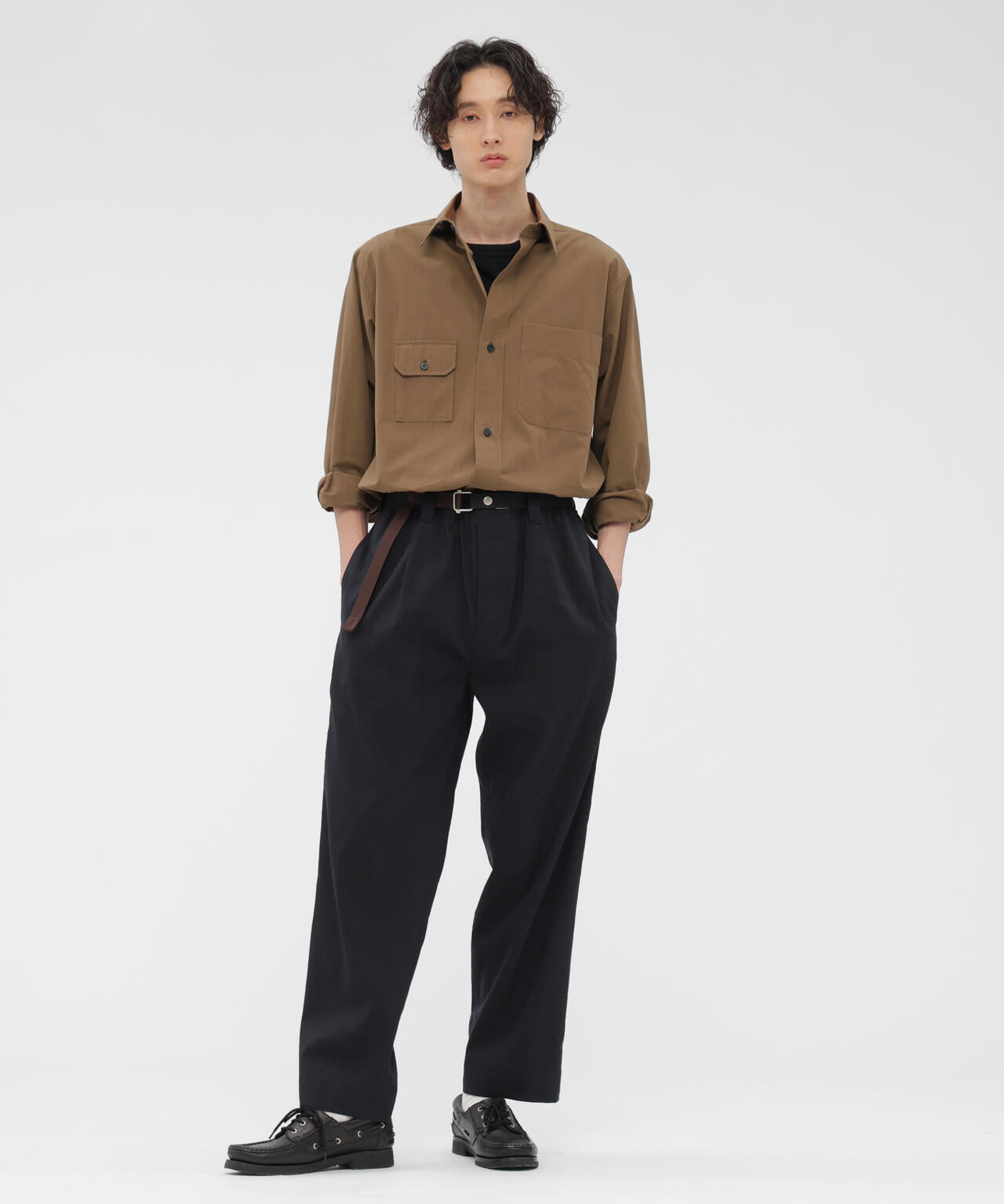 COTTON BLEND SHIRTING SHIRT