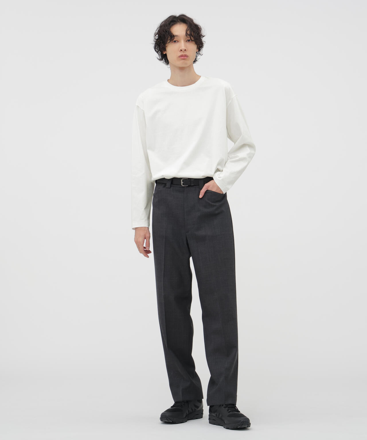 PLAIN COTTON JERSEY TOP