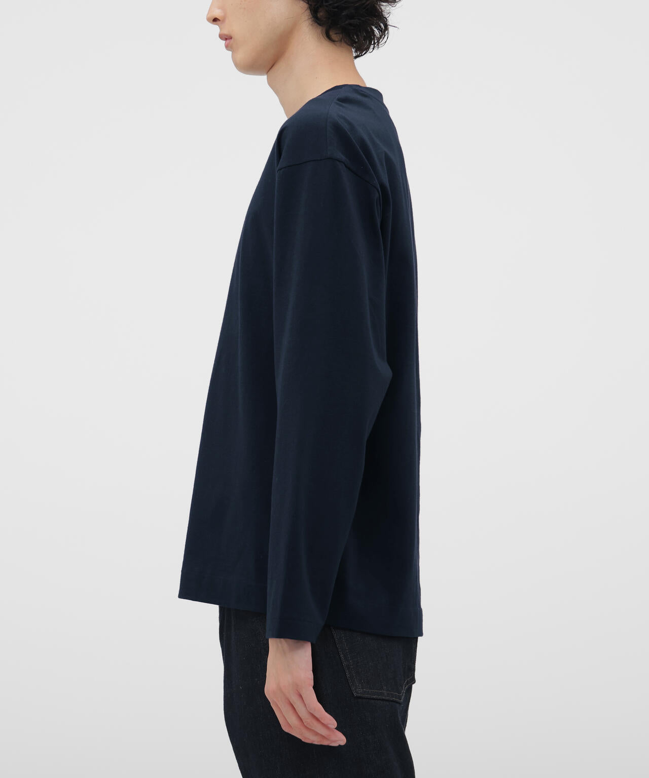 PLAIN COTTON JERSEY TOP