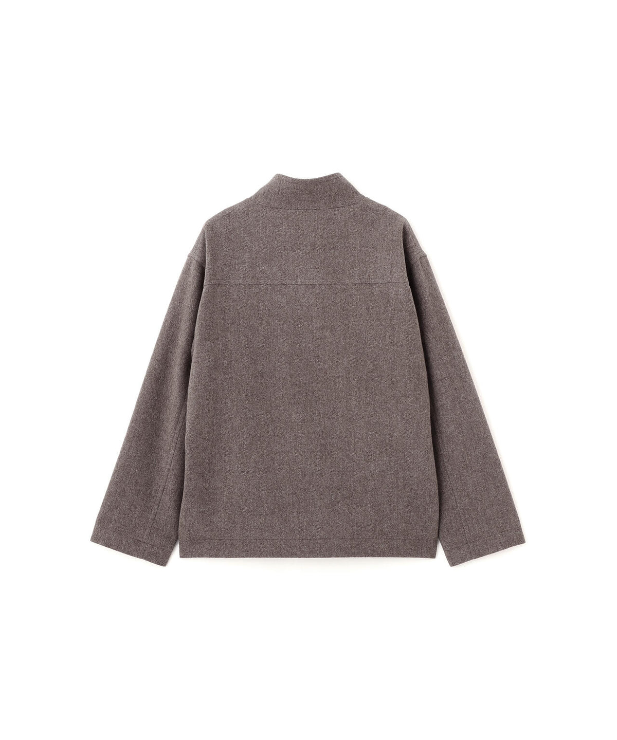 NATURAL WOOL TWILL BLOUSON