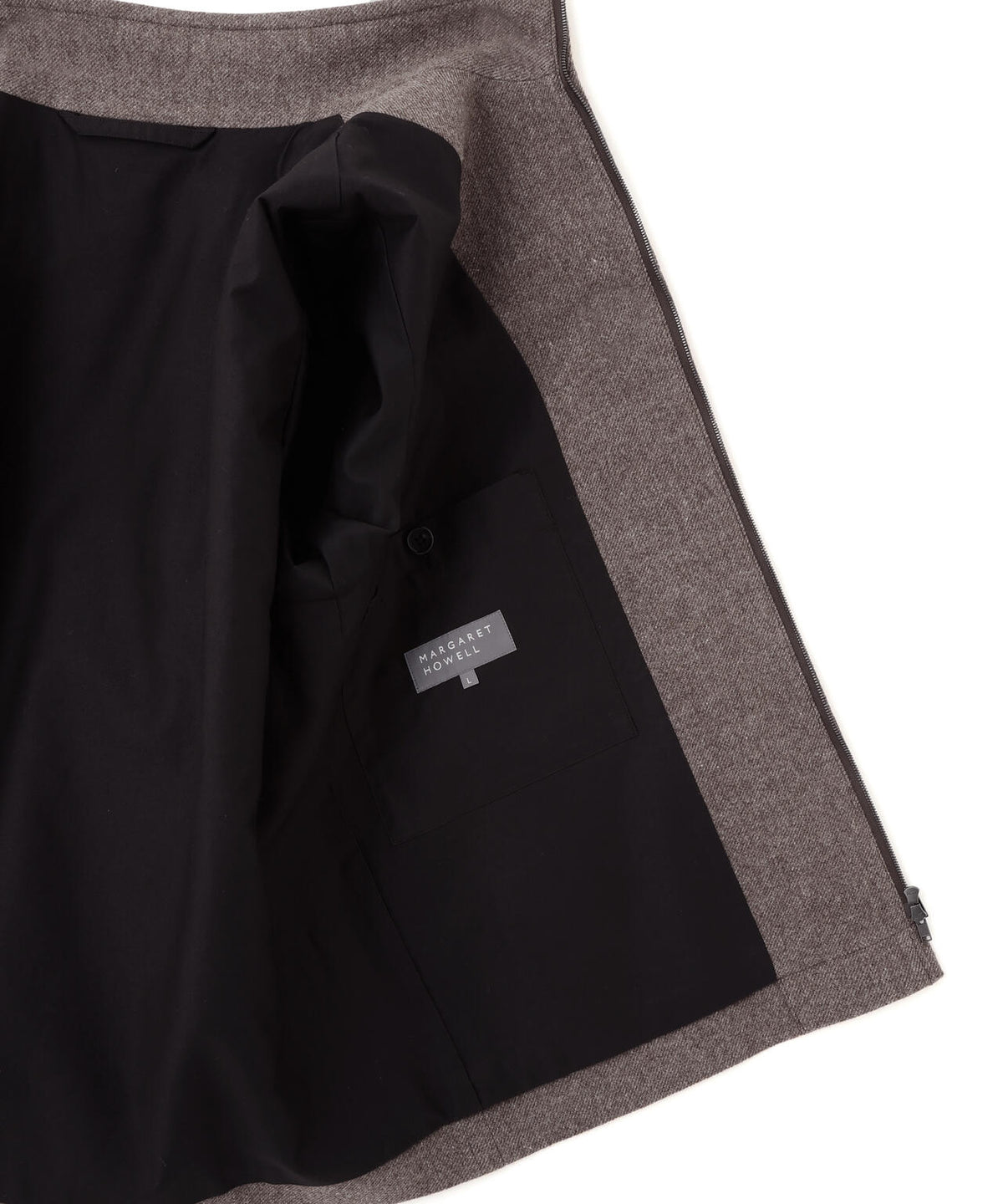 NATURAL WOOL TWILL BLOUSON