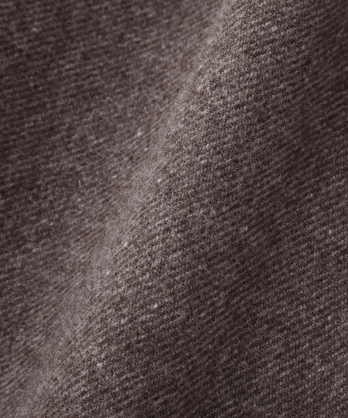 NATURAL WOOL TWILL TROUSERS
