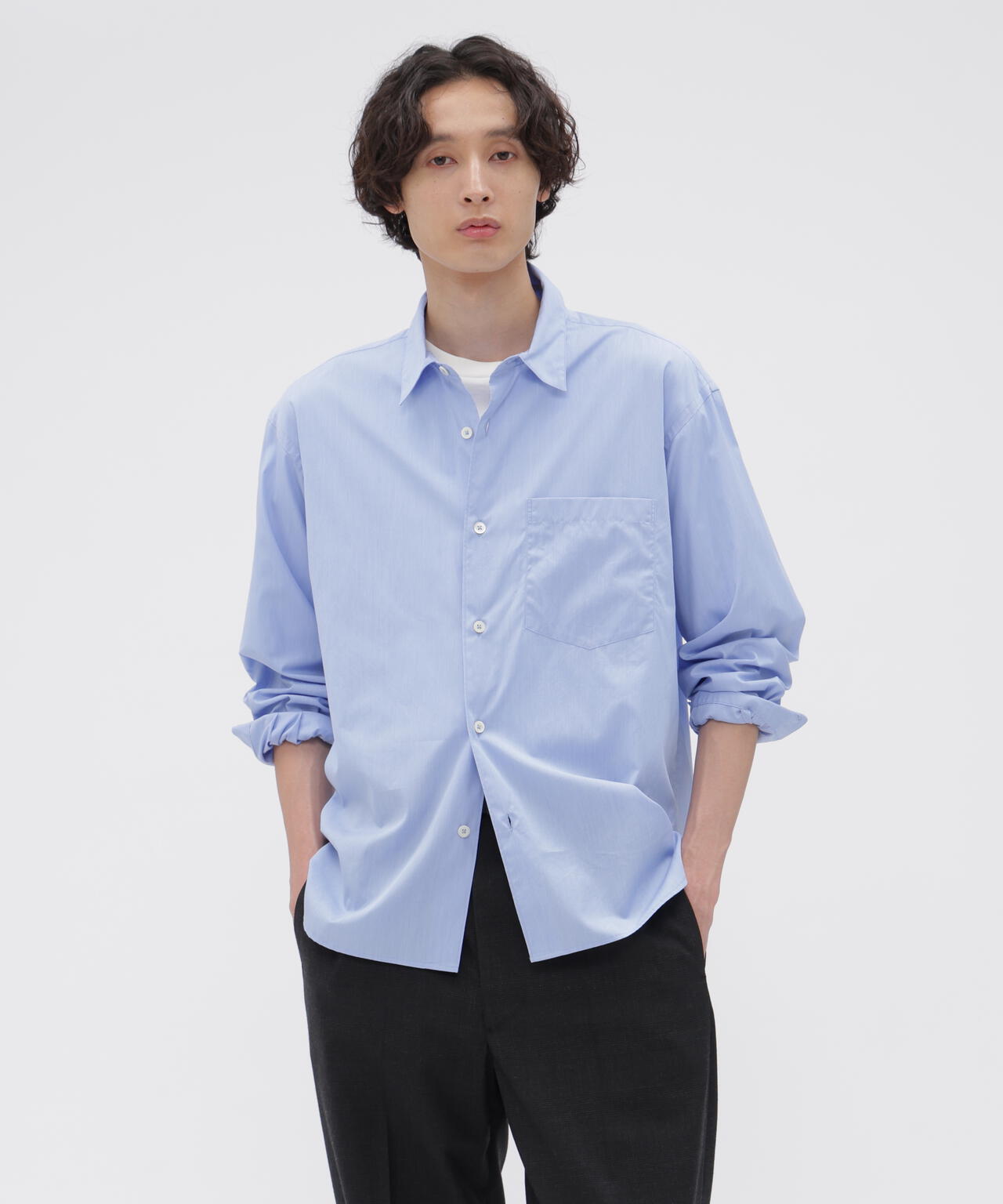 COMPACT COTTON END ON END SHIRT