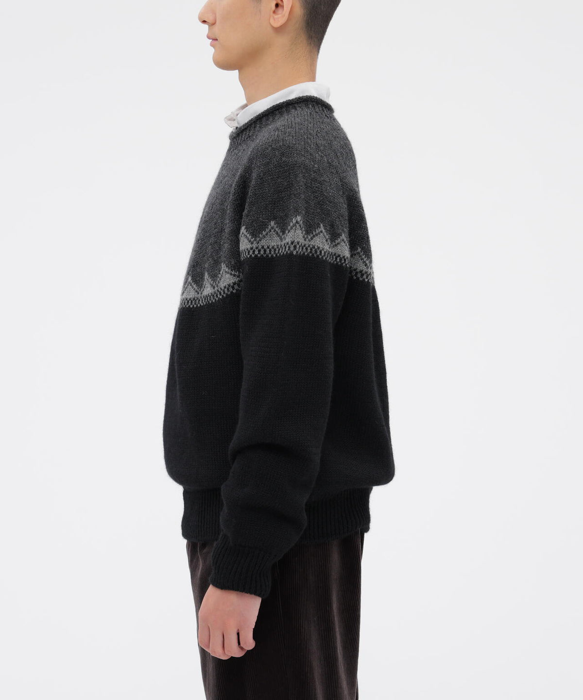 FAIRISLE NATURAL WOOL KNITWEAR