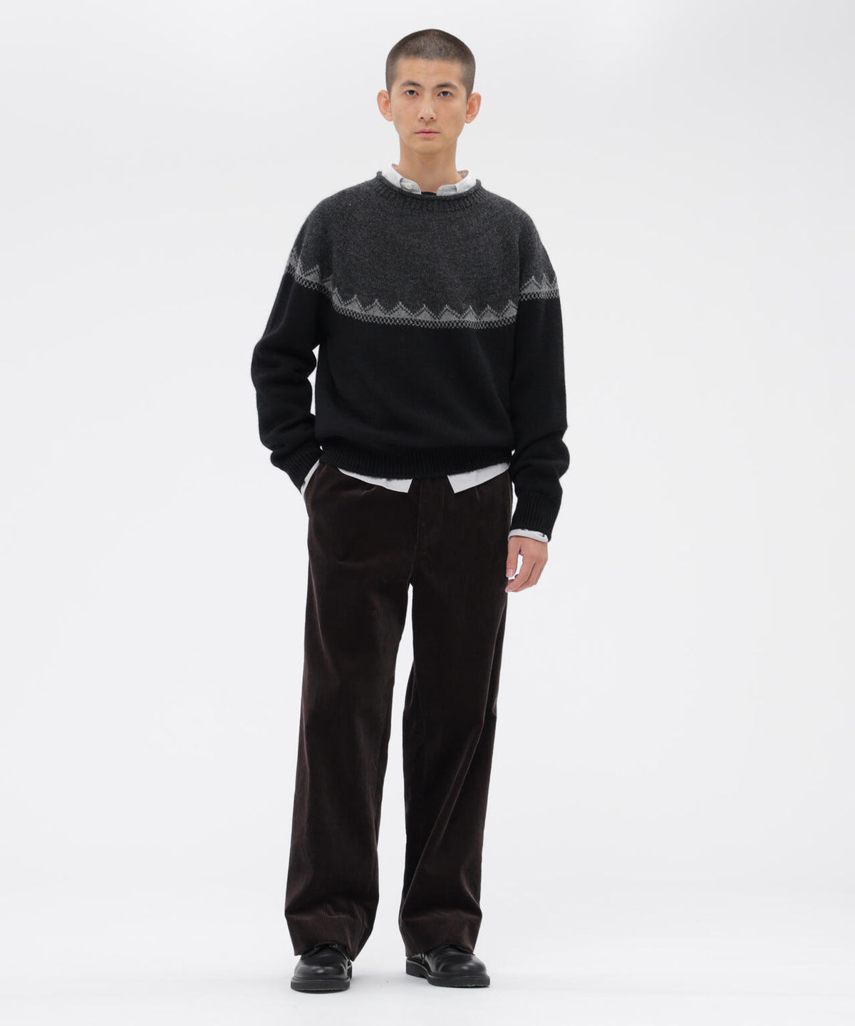 FAIRISLE NATURAL WOOL KNITWEAR