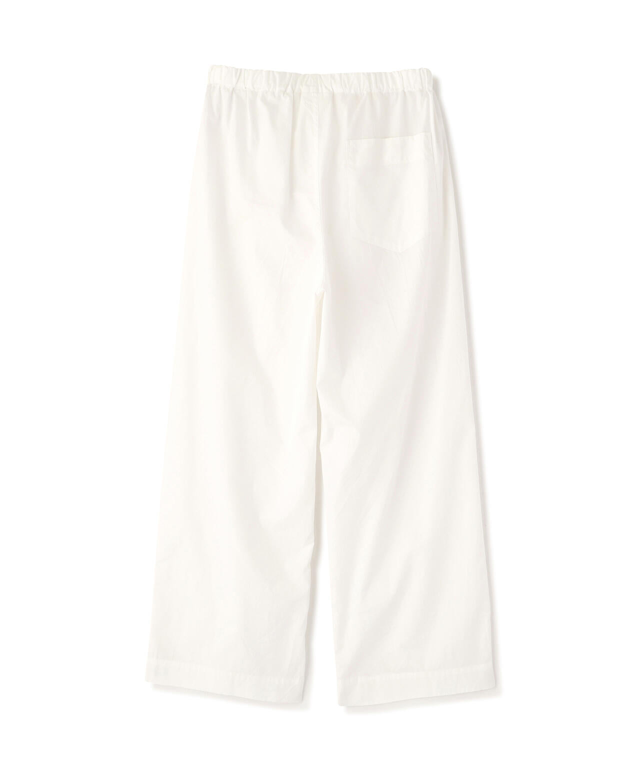 PLAIN POPLIN TROUSERS