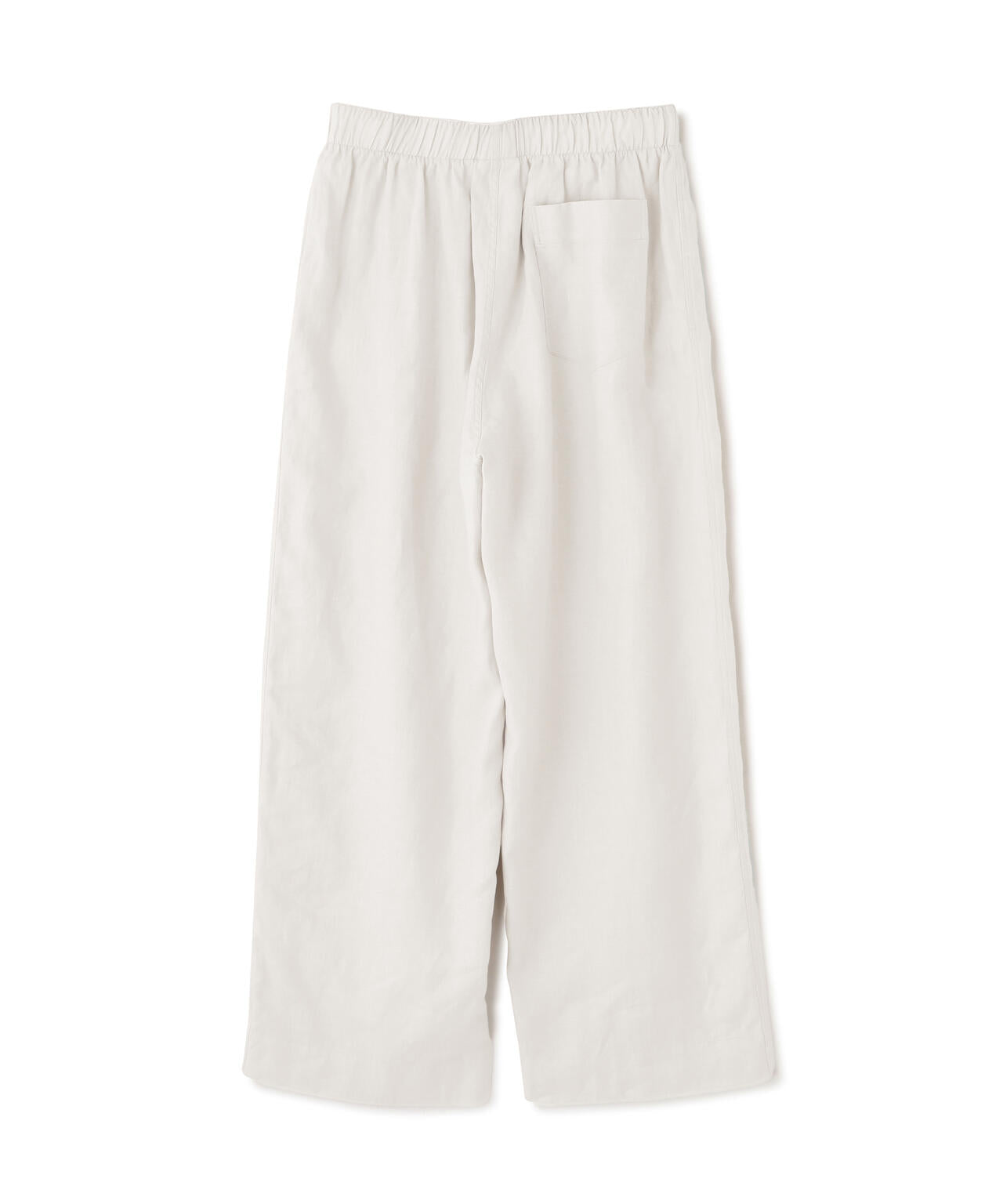 BRUSHED LINEN TWILL TROUSERS