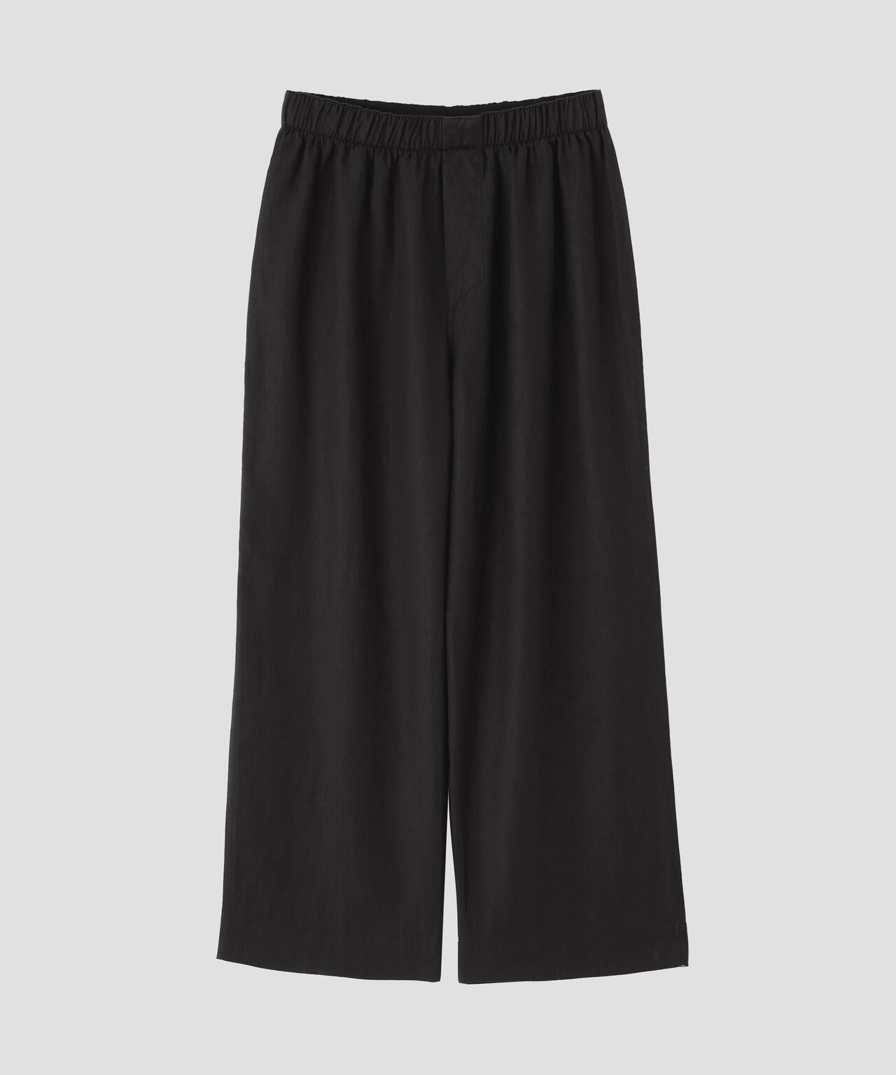 BRUSHED LINEN TWILL TROUSERS