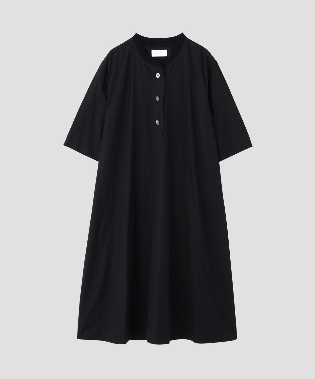 COTTON LINEN POPLIN DRESS