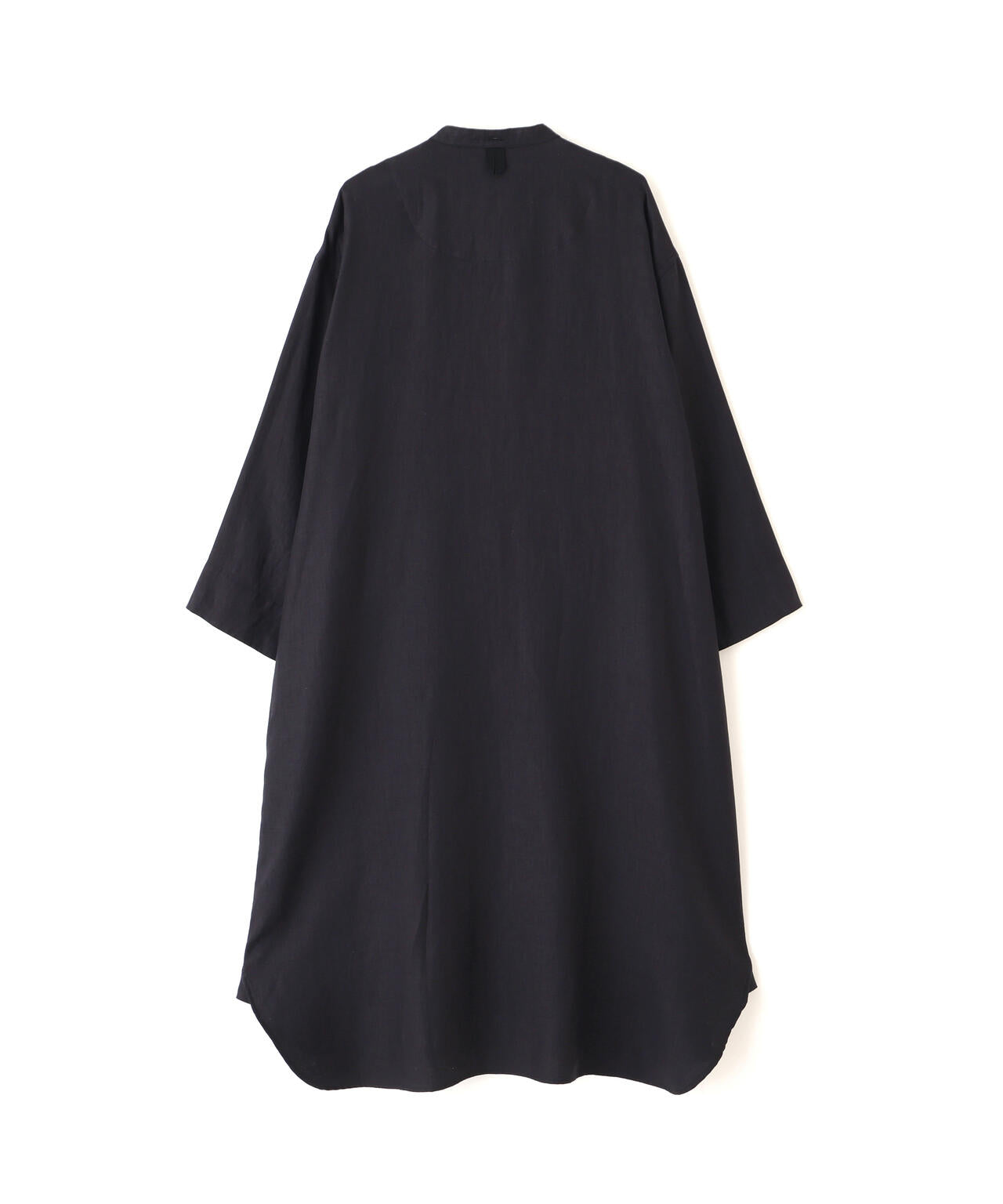 BRUSHED LINEN TWILL DRESS