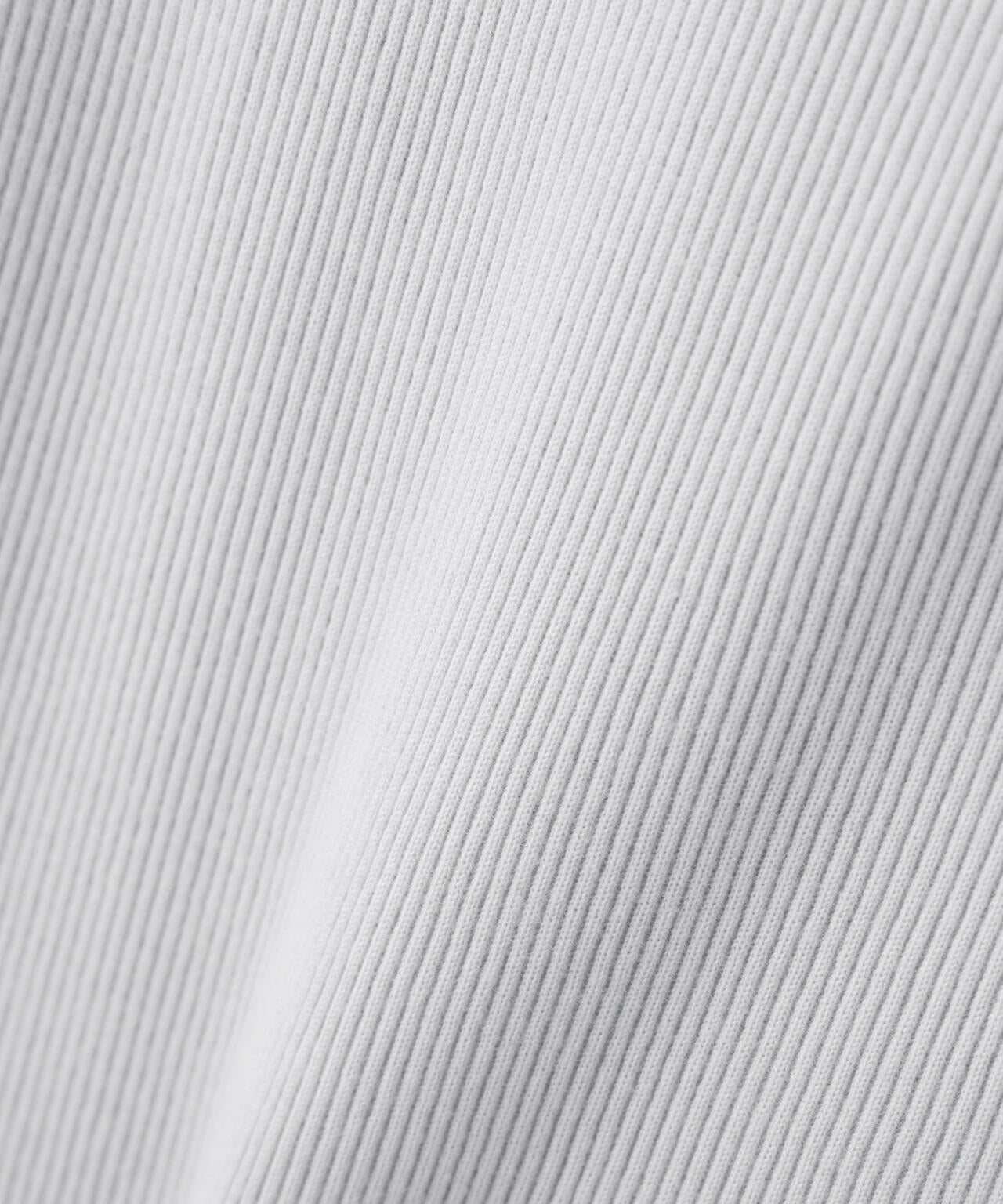 FINE COTTON RIB JERSEY TOP