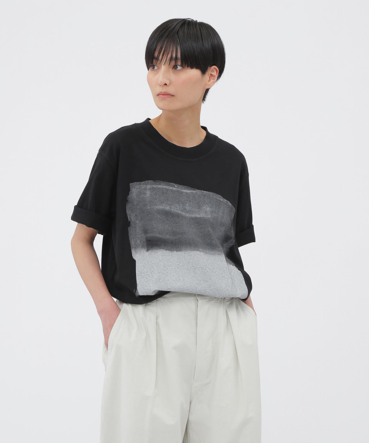 LIGHT COTTON JERSEY TOP