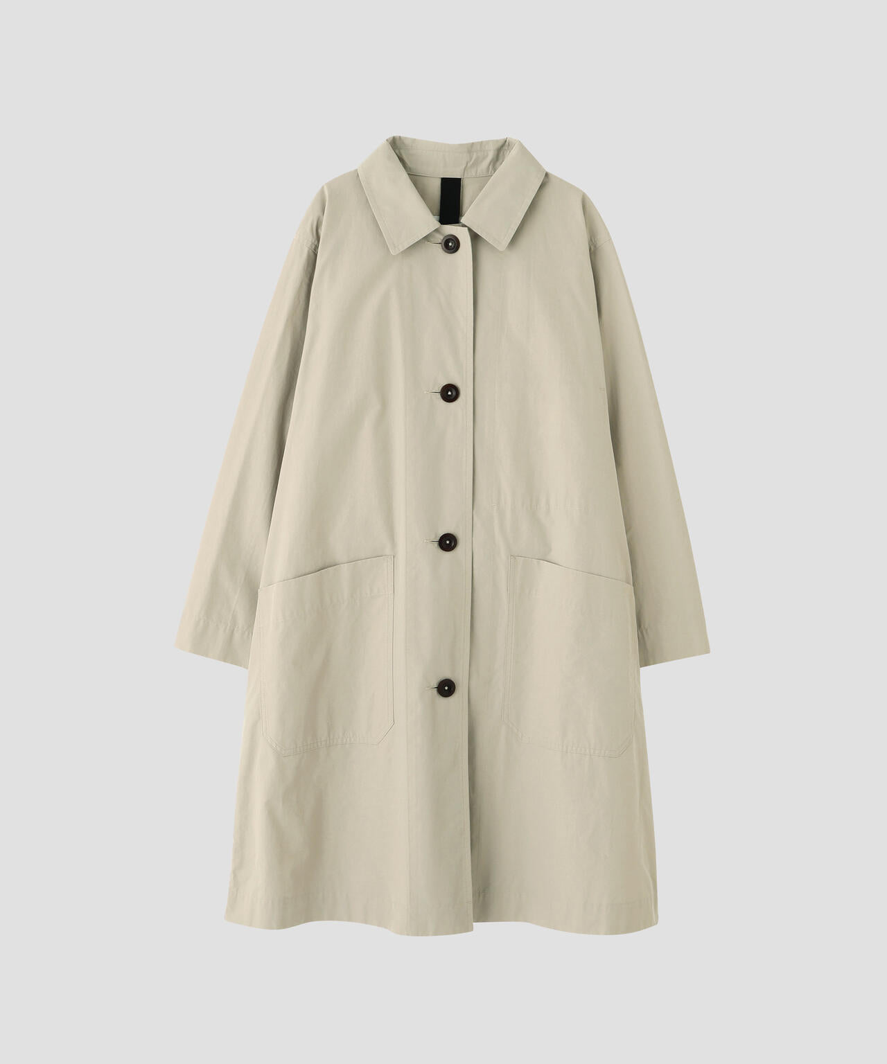PROOFED COTTON POPLIN COAT