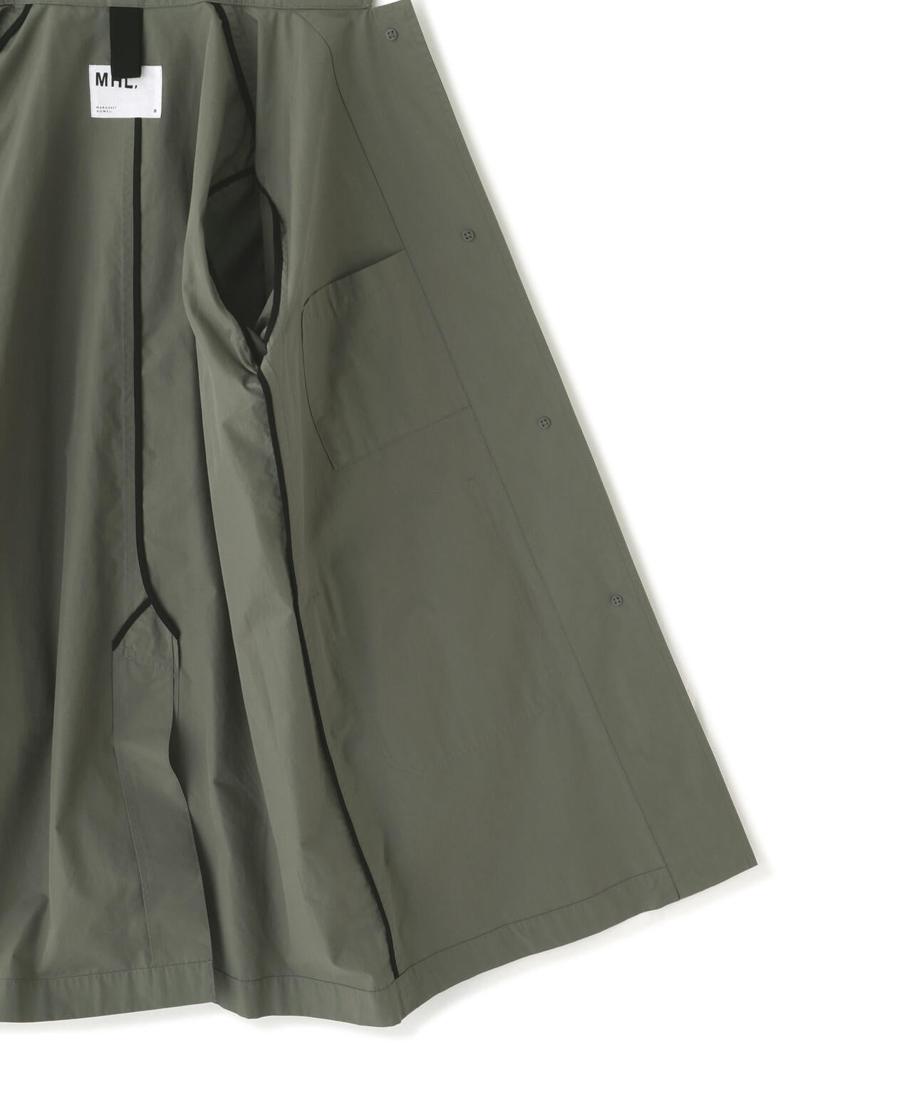 PROOFED COTTON POPLIN COAT