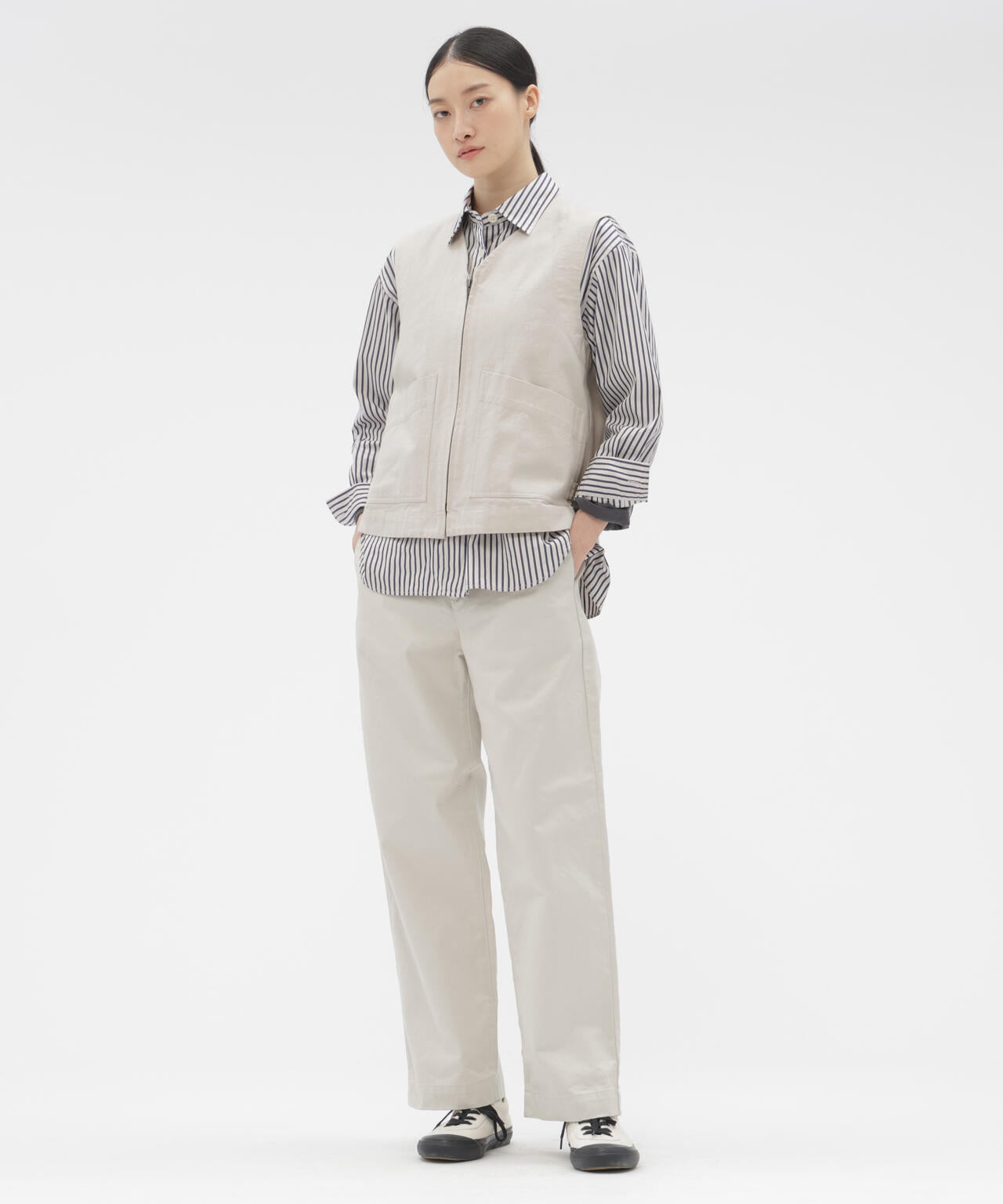 FADED COTTON TWILL BLOUSON