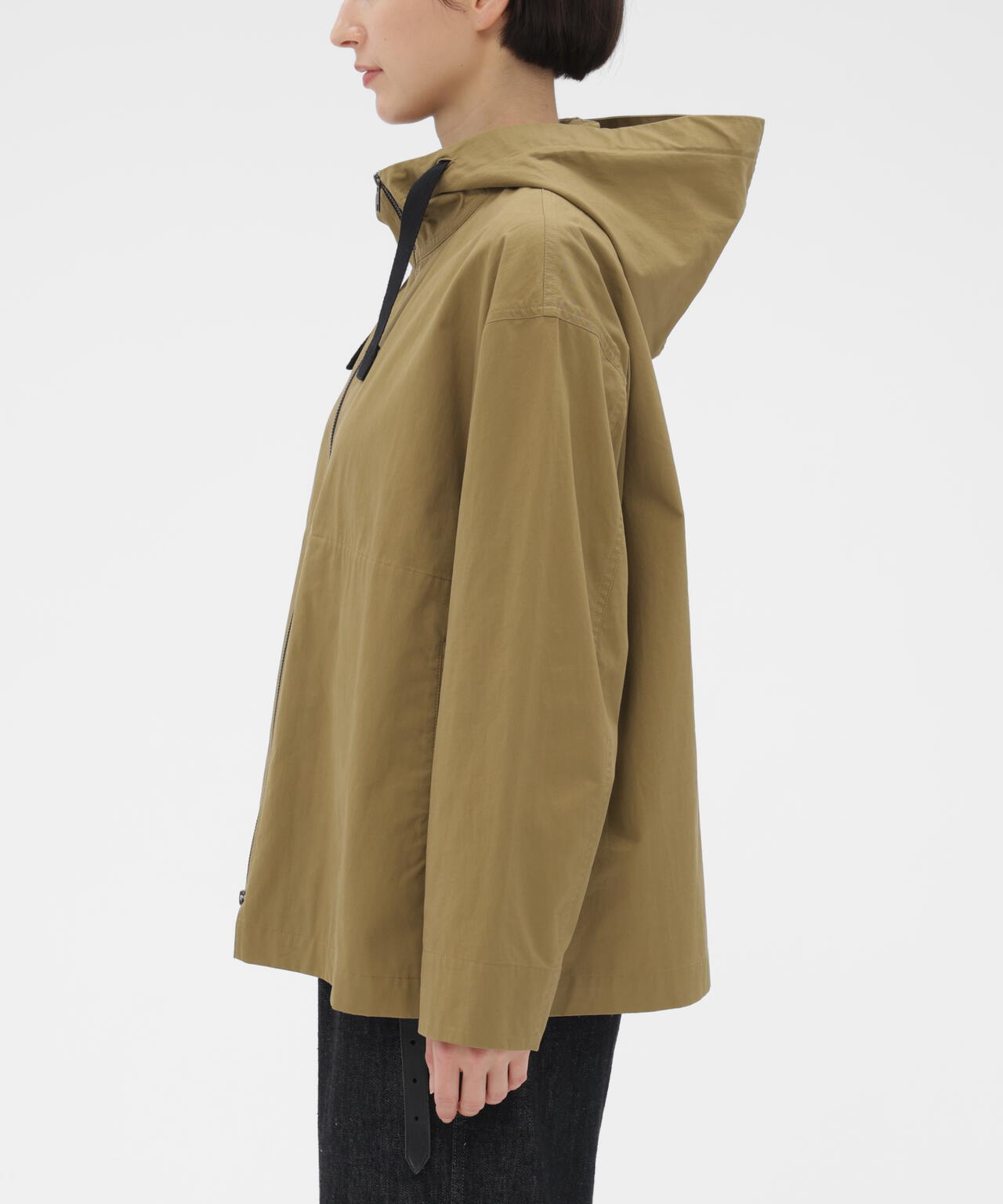 WASHED SLUB COTTON TWILL BLOUSON