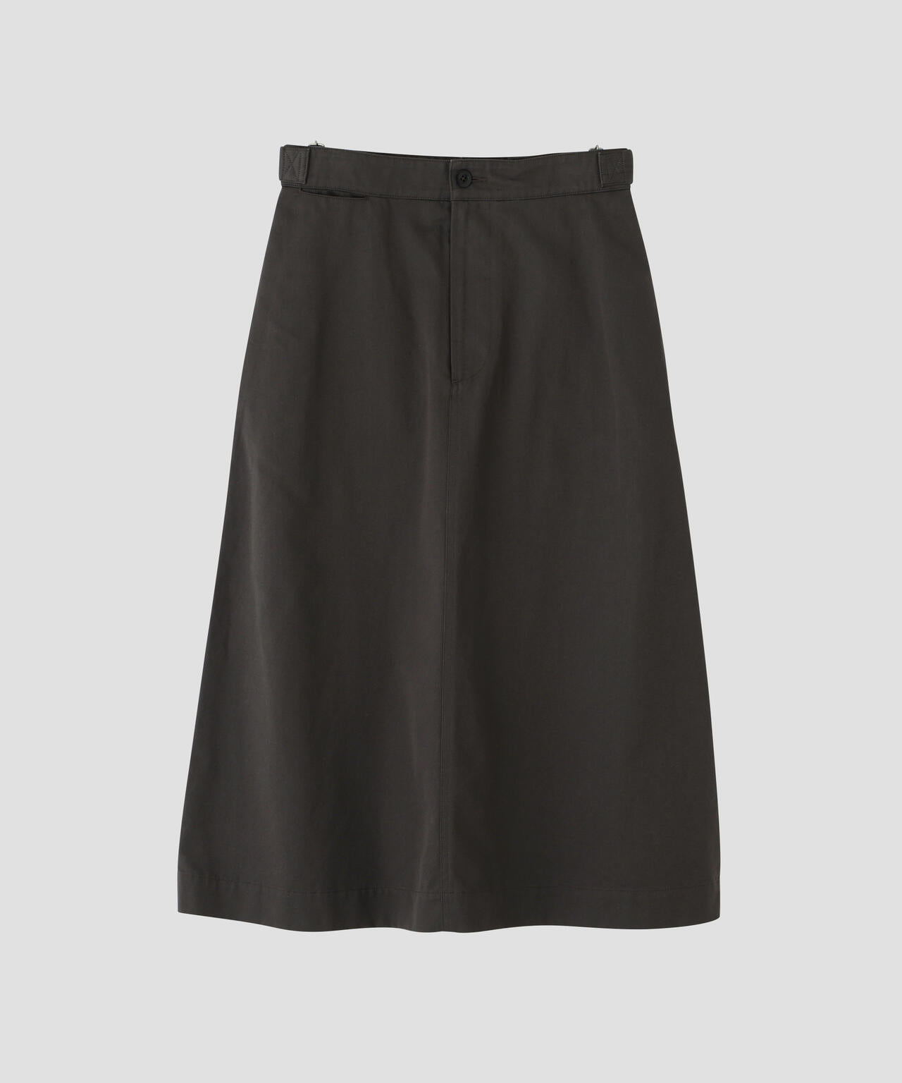 WASHED CHINO COTTON SKIRT