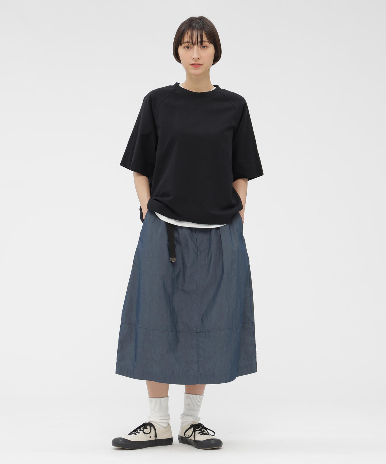 SUPERLIGHT COTTON NYLON SKIRT