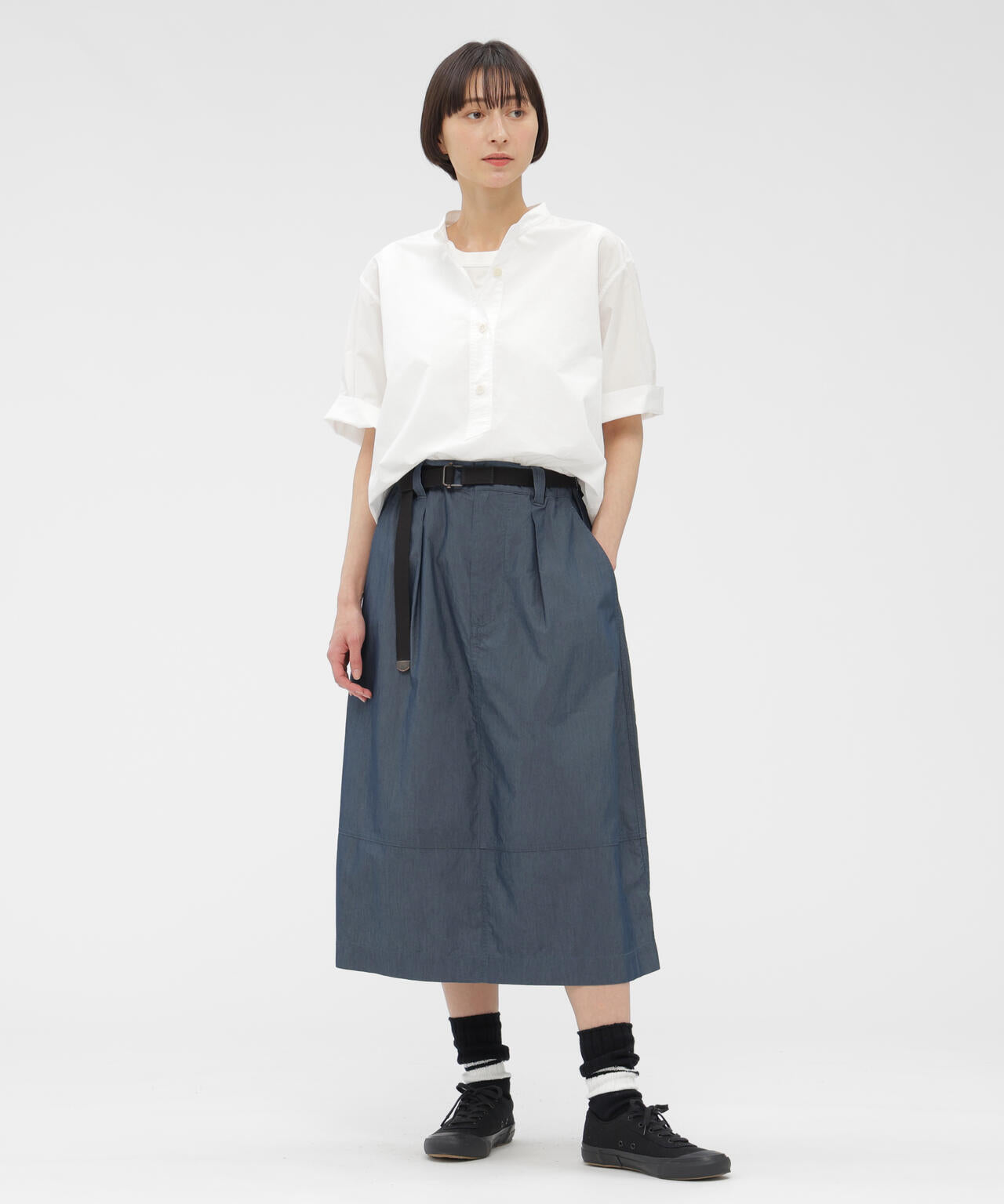 SUPERLIGHT COTTON NYLON SKIRT