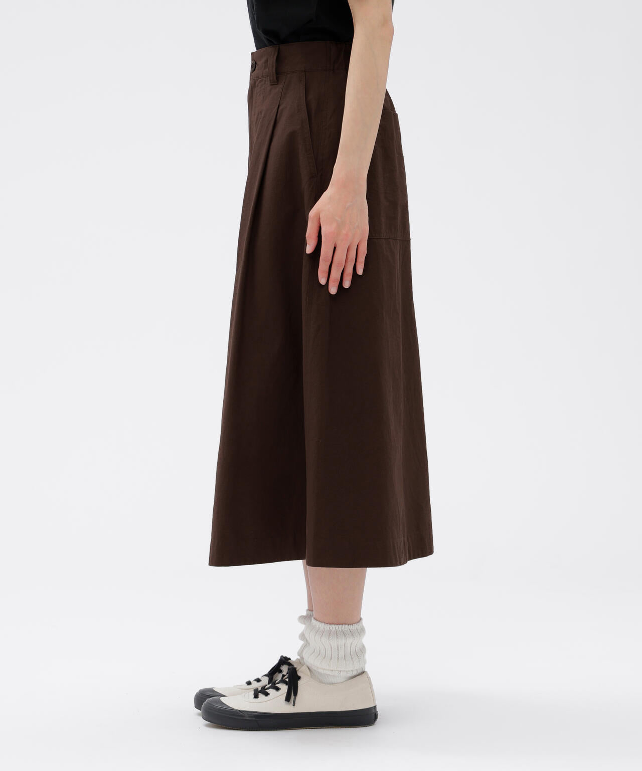 LIGHTWEIGHT COTTON NYLON TWILL SKIRT