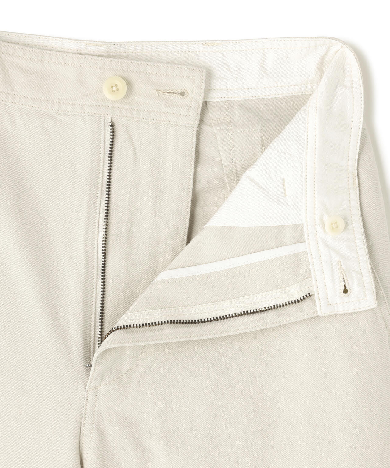 FADED COTTON TWILL TROUSERS