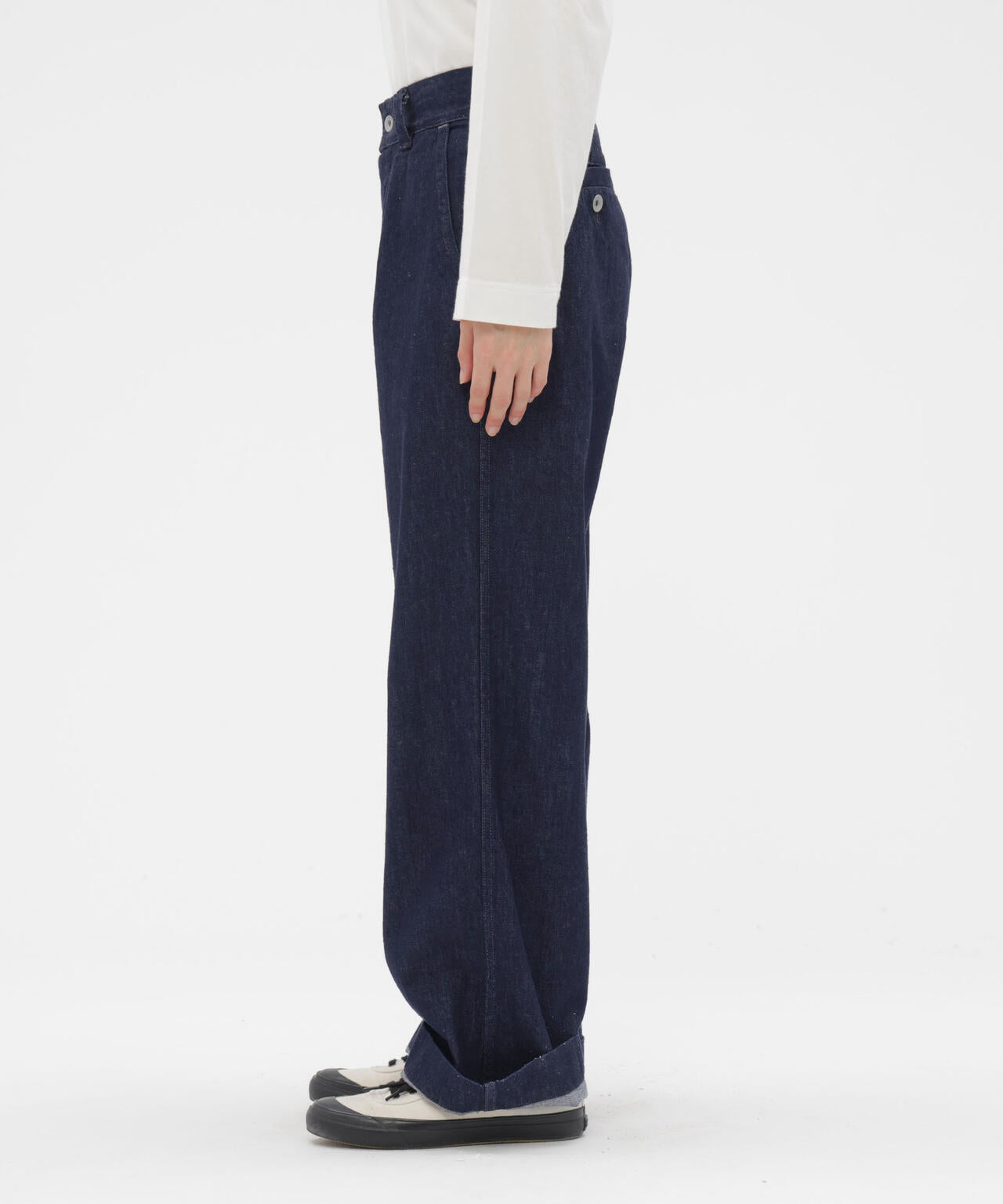CANTON LIGHT DENIM TROUSERS
