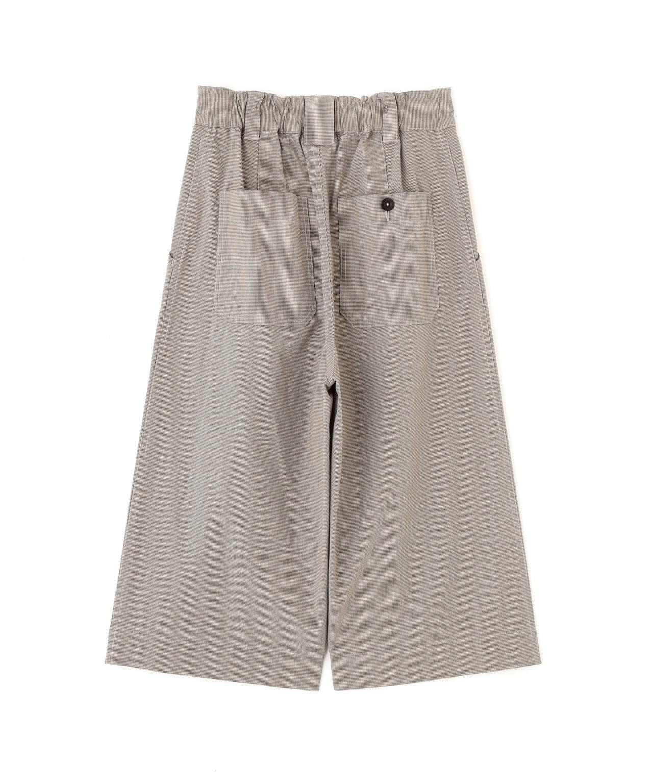 CHEF CHECK COTTON TROUSERS